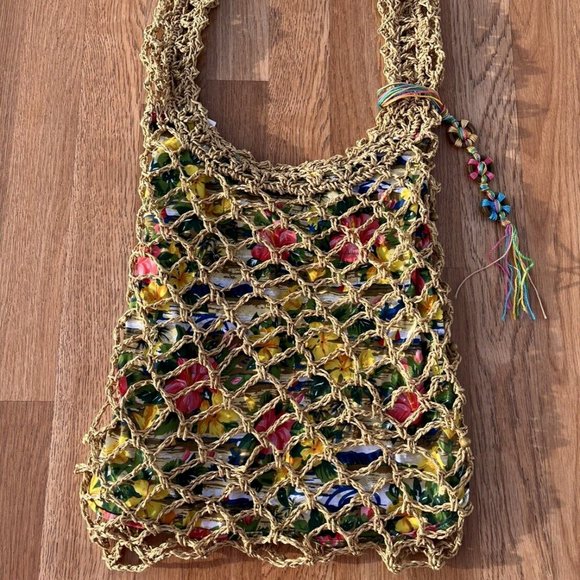 Maurices Handbags - Maurices Straw Purse Wicker Beads Hawaiian NEW